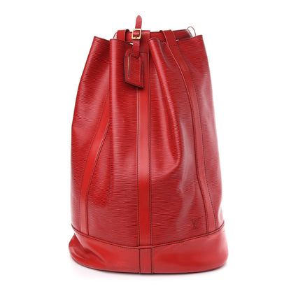 Louis Vuitton Epi Randonnee GM Castillan Red 1 of 13