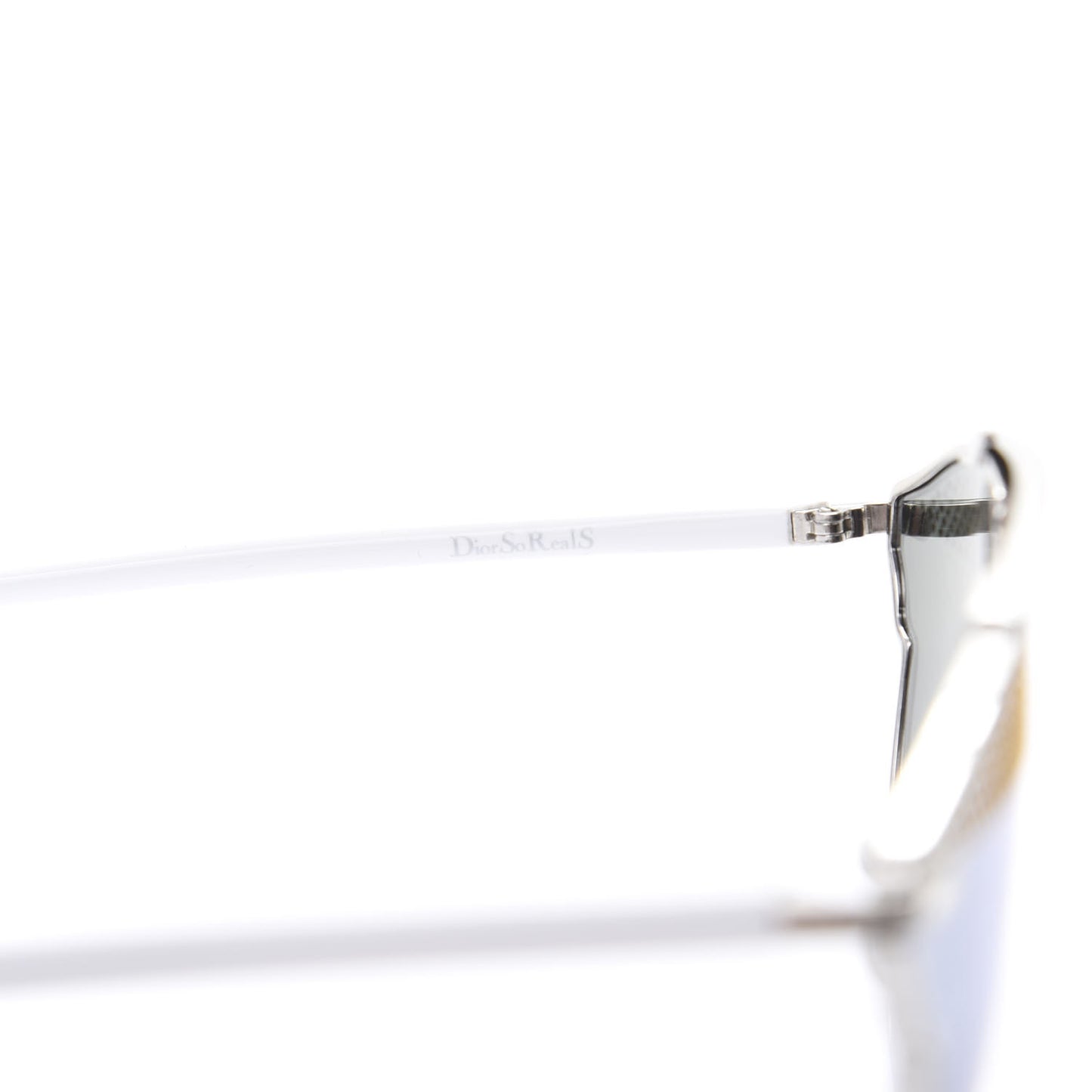 Studded So Real Sunglasses Silver White