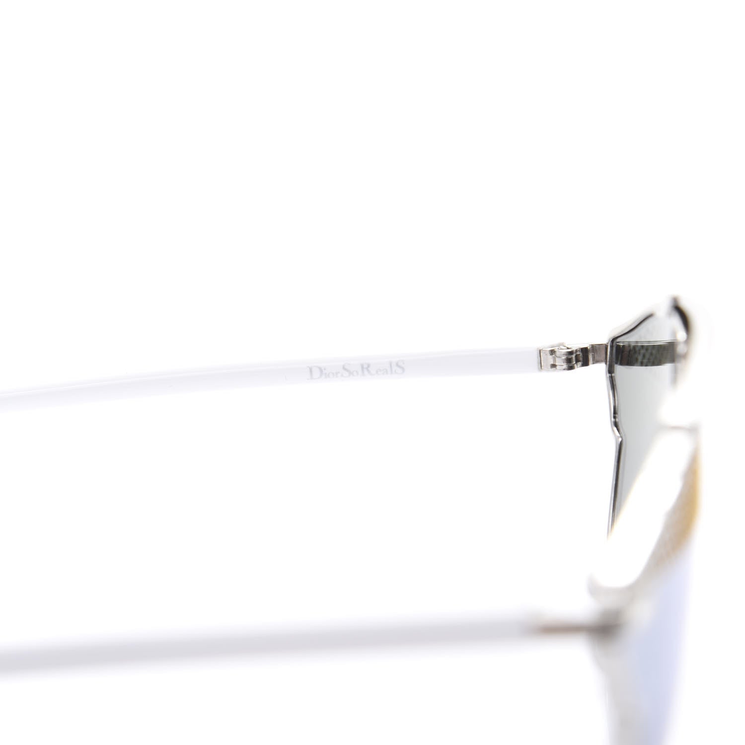 Christian Dior Studded So Real Sunglasses Silver White 5 of 9