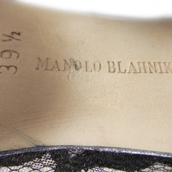 MANOLOBLAHNIKLaceBootsBlack39.5