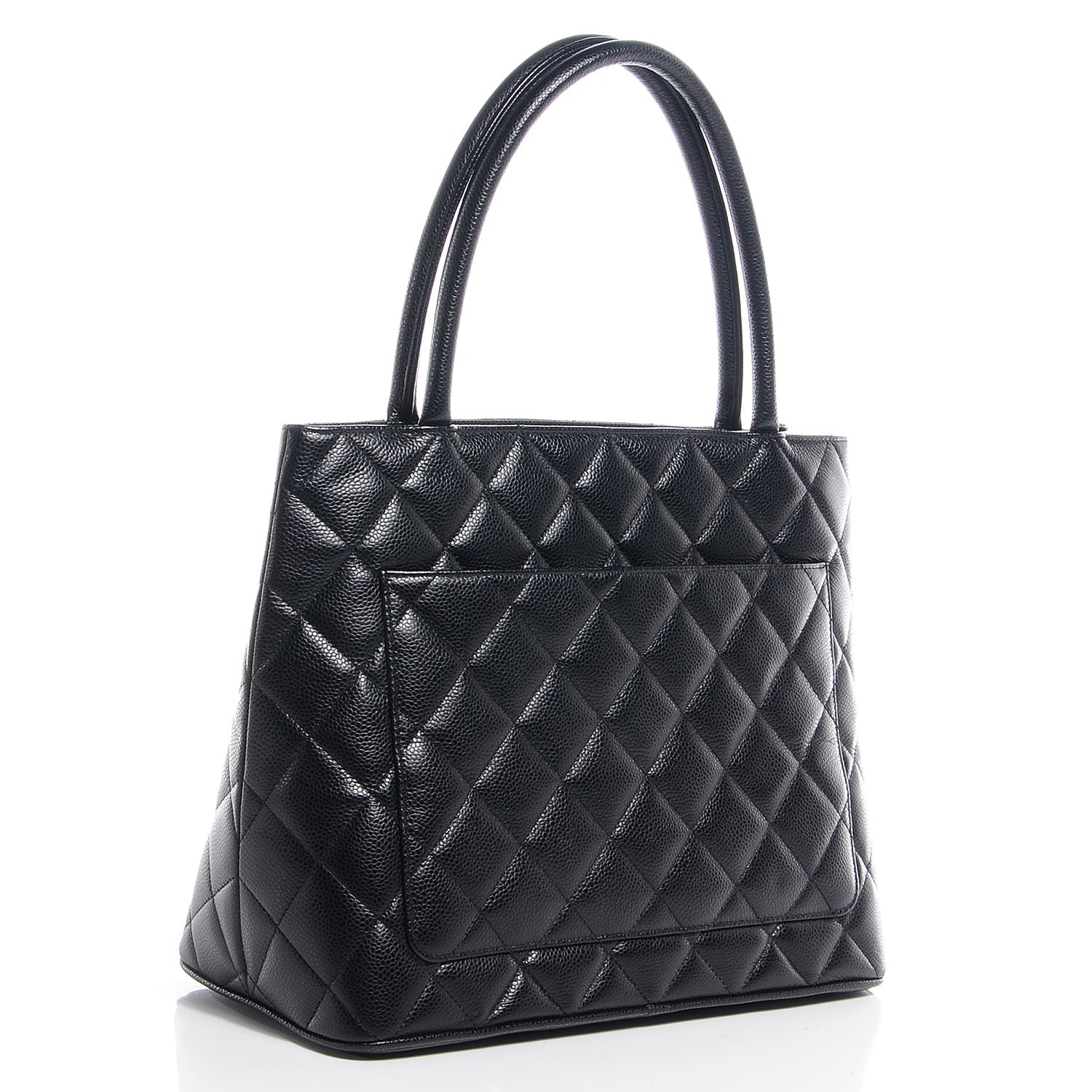Chanel Caviar Quilted Medallion Tote Black 3 of 7