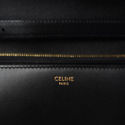 Celine Box Calfskin Medium Classic Box Flap Black 8 of 10