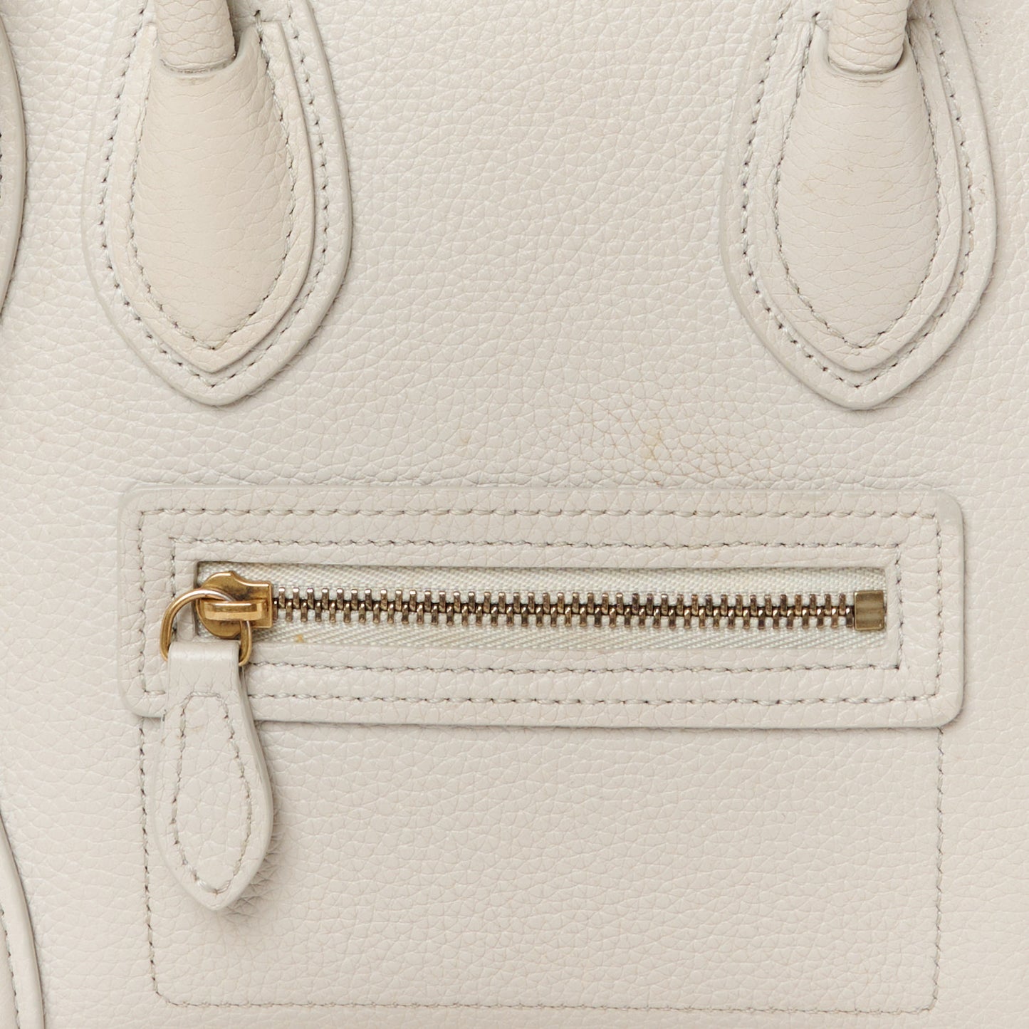 Drummed Calfskin Nano Luggage Lune