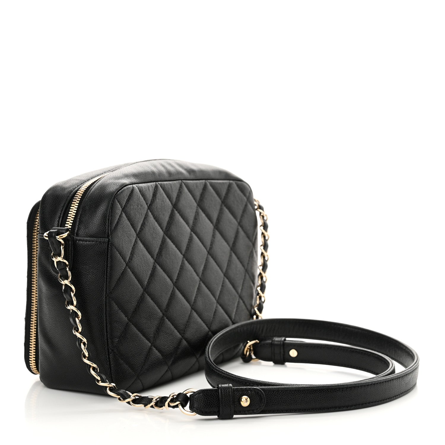 Chanel Caviar Quilted Medium Business Affinity Camera Case Black 3 of 15