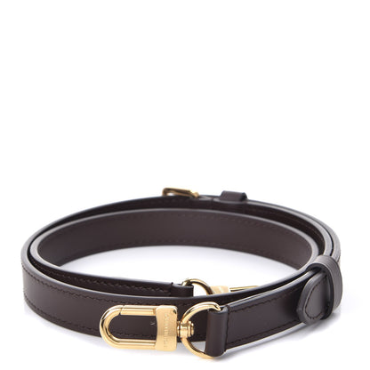 Louis Vuitton Calfskin 16mm Adjustable Shoulder Strap Brown 1 of 4