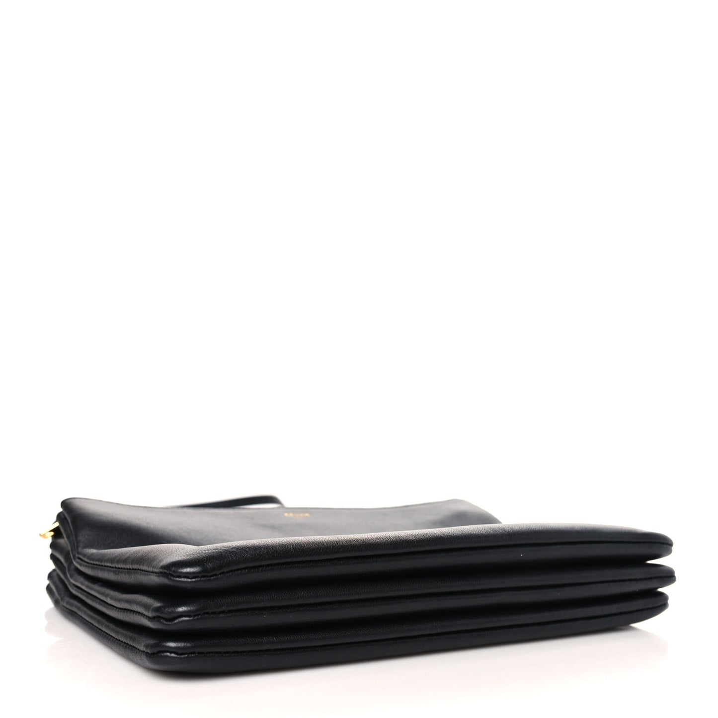 Lambskin Large Trio Crossbody Bag Black