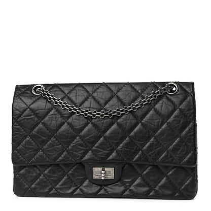 Chanel Aged Calfskin Quilted 2.55 Reissue 226 Flap Black 1 of 15