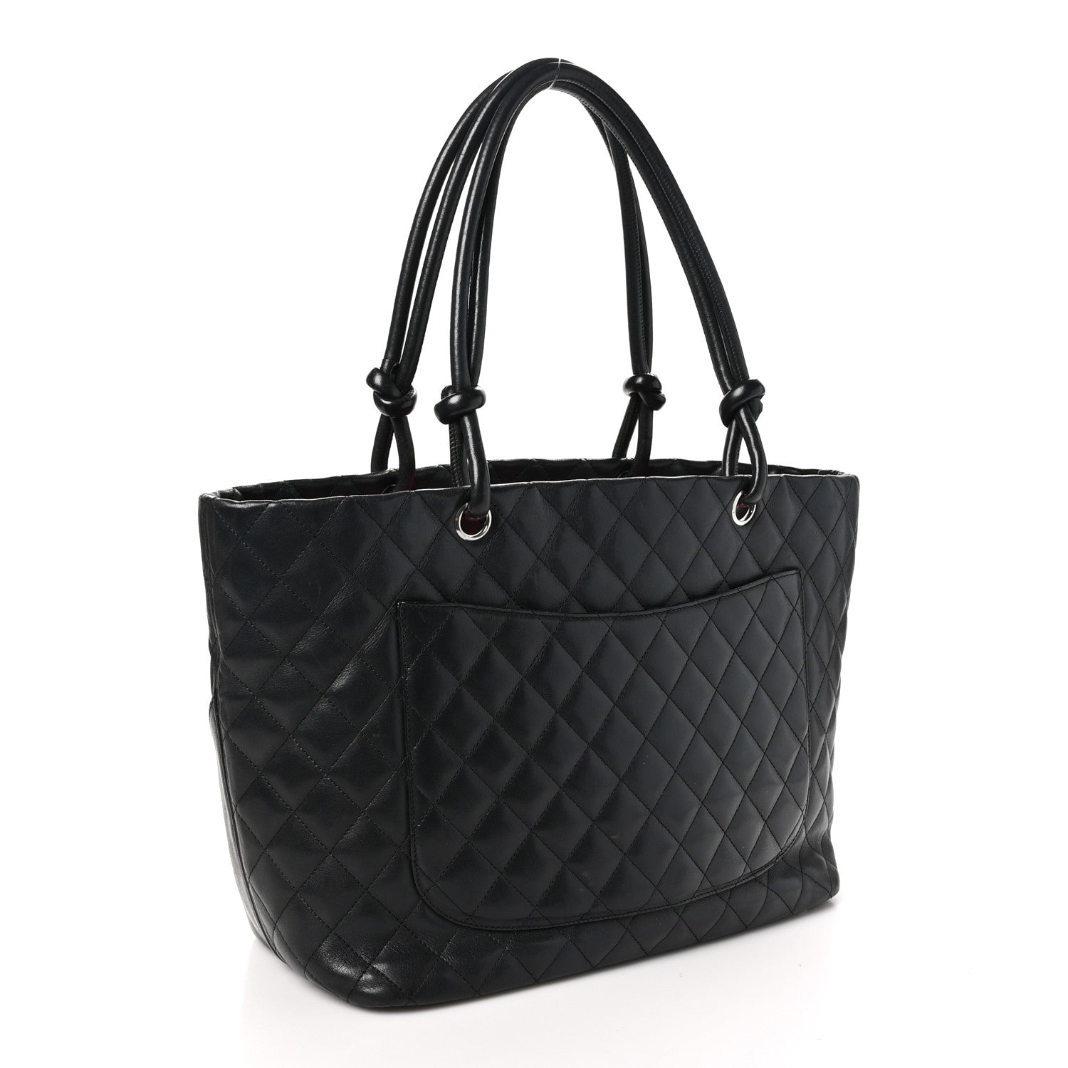 Chanel Calfskin Quilted Large Cambon Tote Black 3 of 12