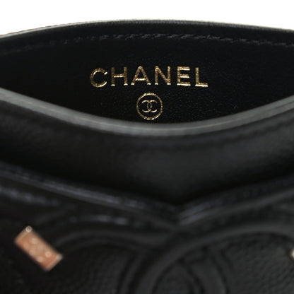 Chanel Caviar Quilted Filigree Card Holder Black 5 of 7
