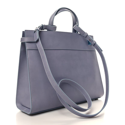 Saint Laurent Calfskin Mapplethorpe Small Manhattan Shopper Tote Grey White Black 3 of 10