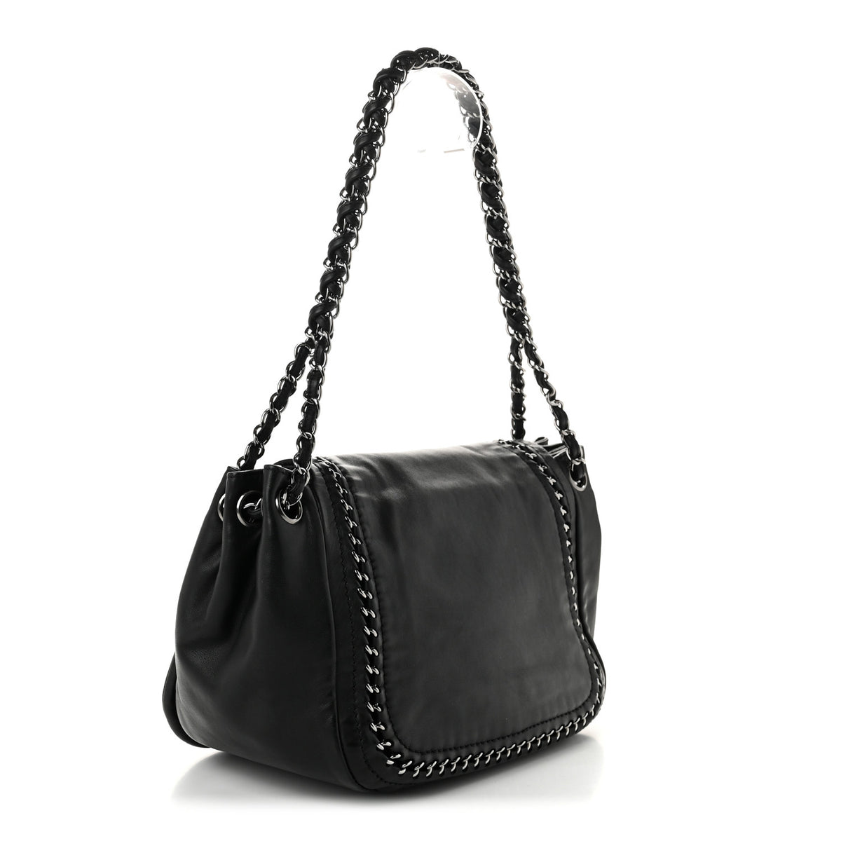 Chanel Lambskin Luxe Ligne Flap Black 2 of 10