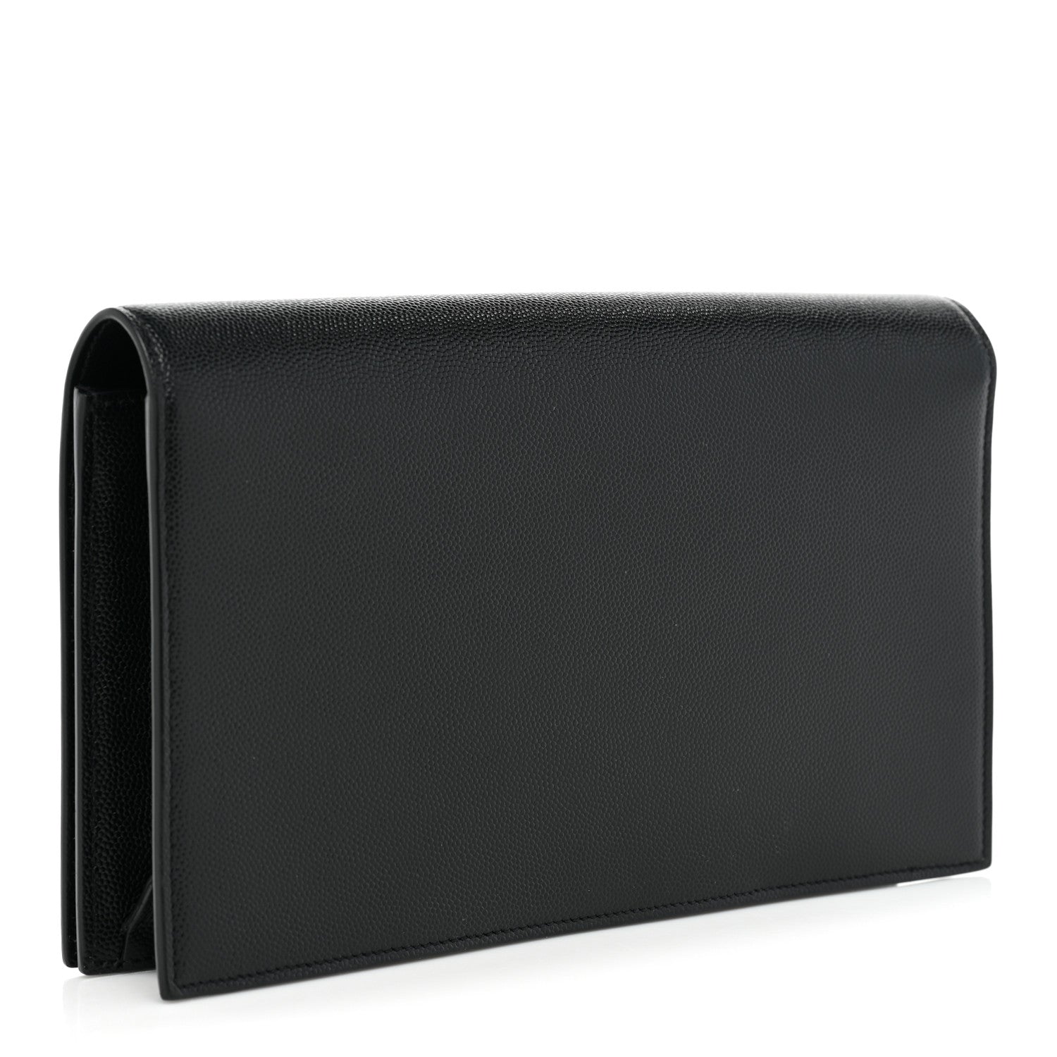 Saint Laurent Grain De Poudre Classic Monogram Kate Clutch Black 3 of 8