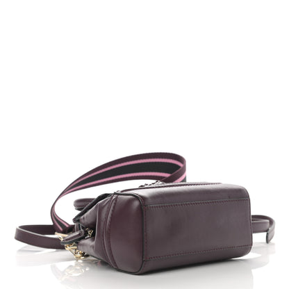 Versace Calfskin Small Palazzo Empire Bag Burgundy 3 of 18