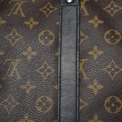 Louis Vuitton Monogram Macassar Keepall Bandouliere 55 9 of 13