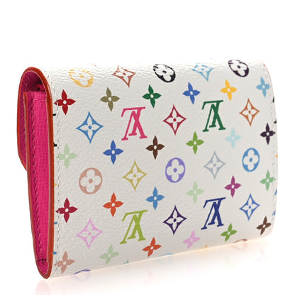 Louis Vuitton LV X TM Monogram Multicolor Rosalie Coin Purse White Kawaii Pink 3 of 7