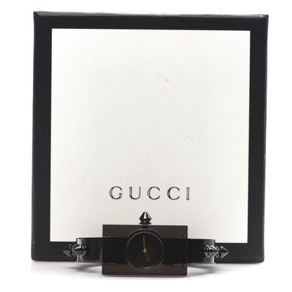 Gucci Stainless Steel Plexiglass 24mm Vintage Web Quartz Watch Black 7 of 7