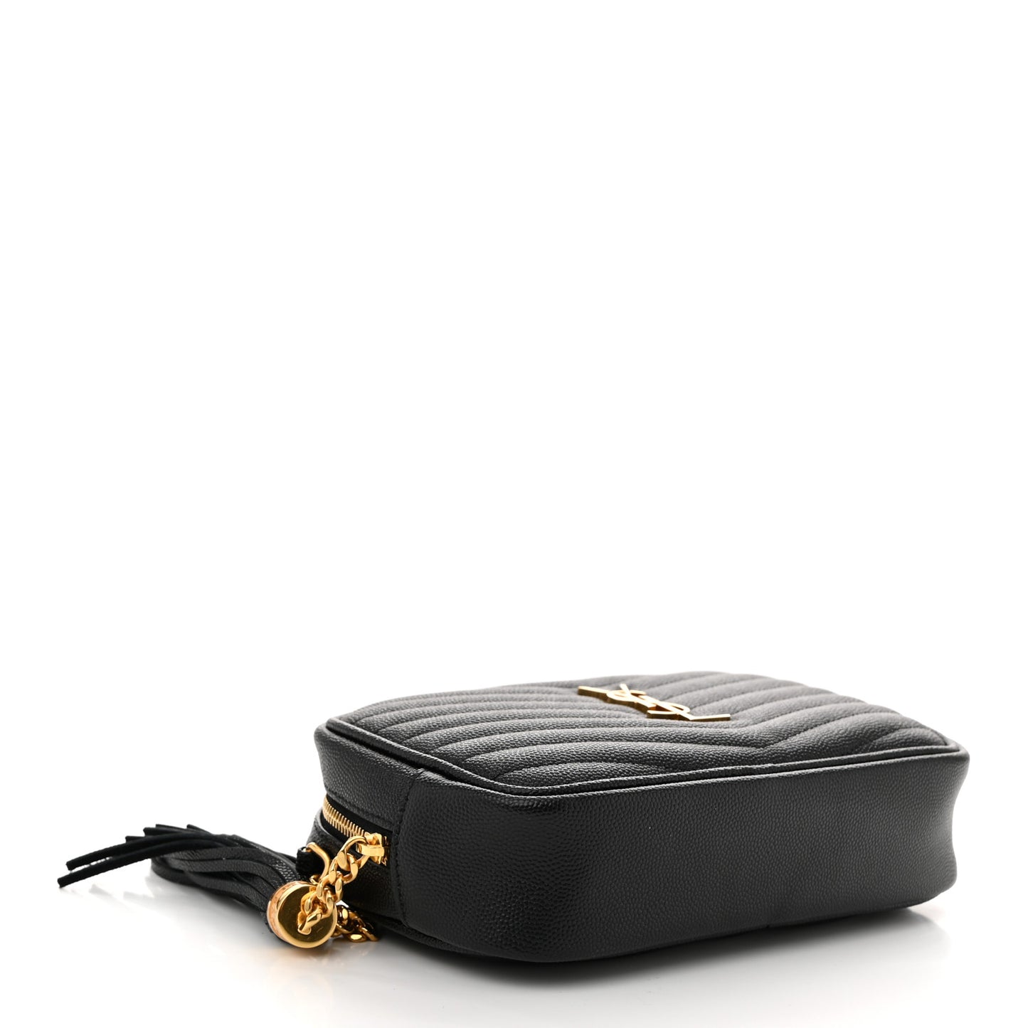 Grain De Poudre Matelasse Monogram Mini Lou Camera Bag Black