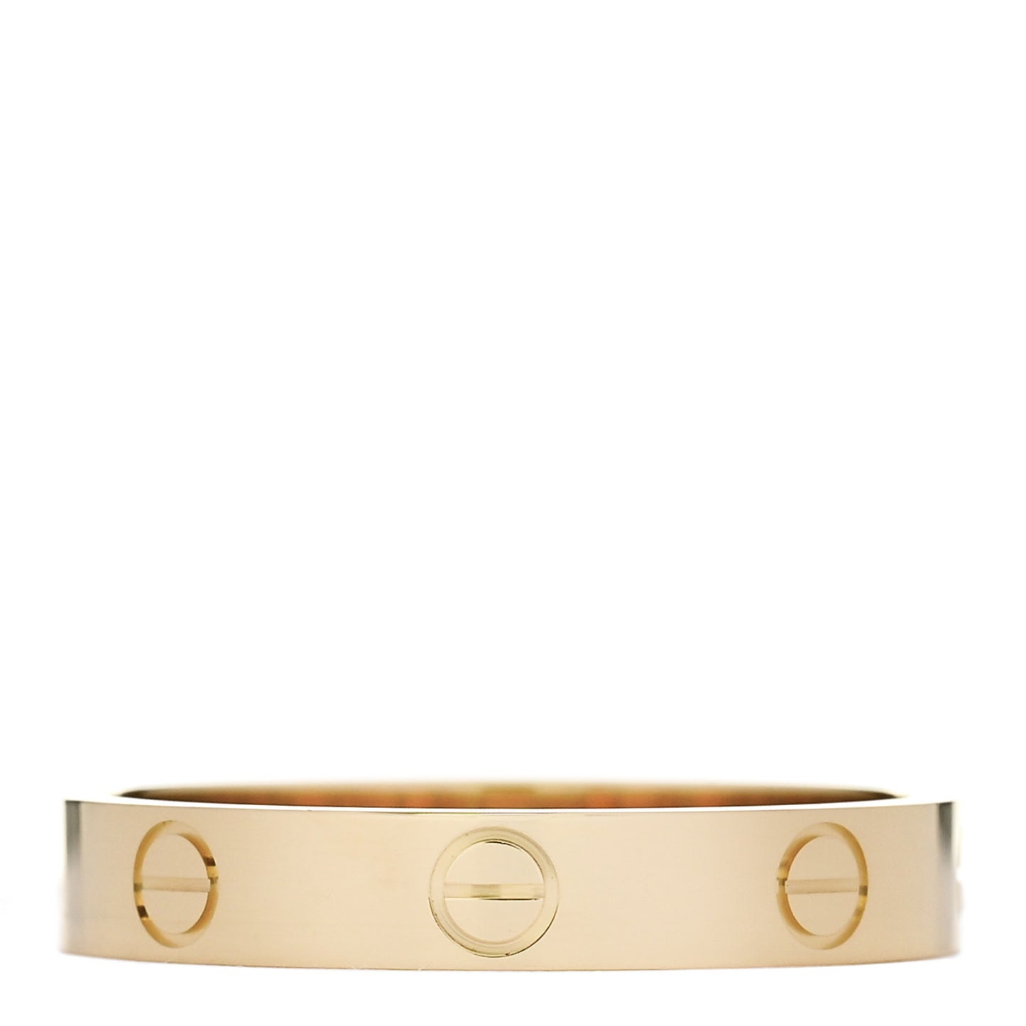 18K Yellow Gold 3.5mm LOVE Wedding Band Ring 59 8.75