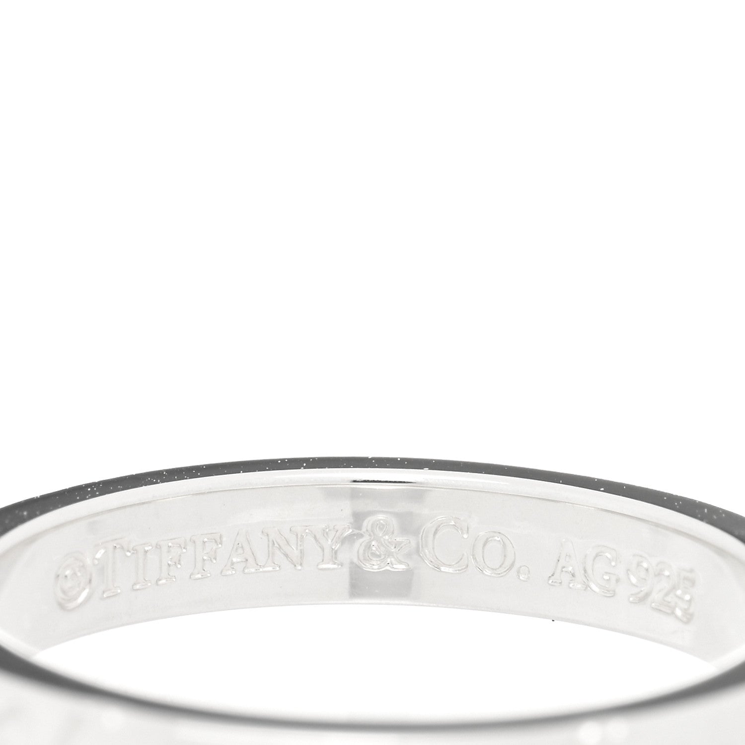 Tiffany Sterling Silver Narrow Notes Ring 47 4 4 of 4