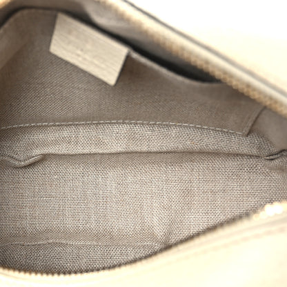 Gucci Monogram Dollar Calfskin Mini Bree Messenger Bag Beige Ebony Avoire 5 of 9