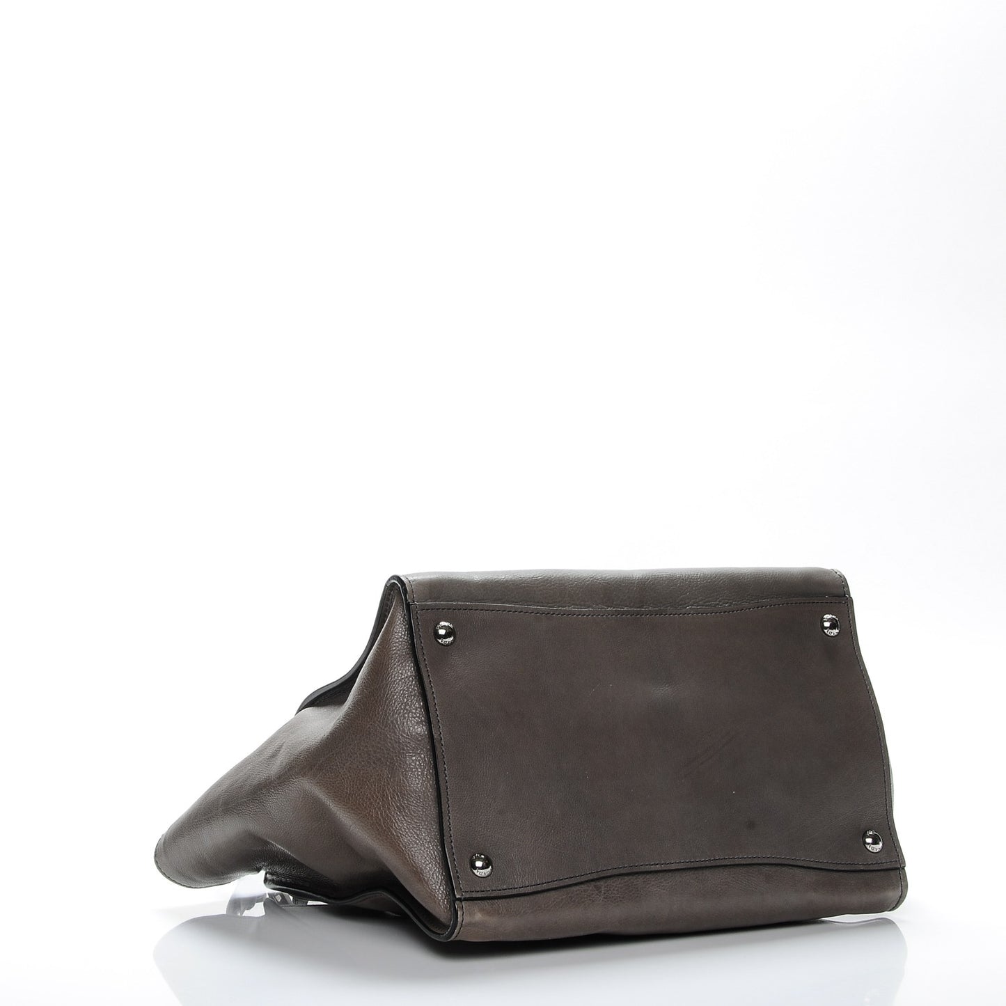 Glace Calf Twin Pocket Tote Marmo