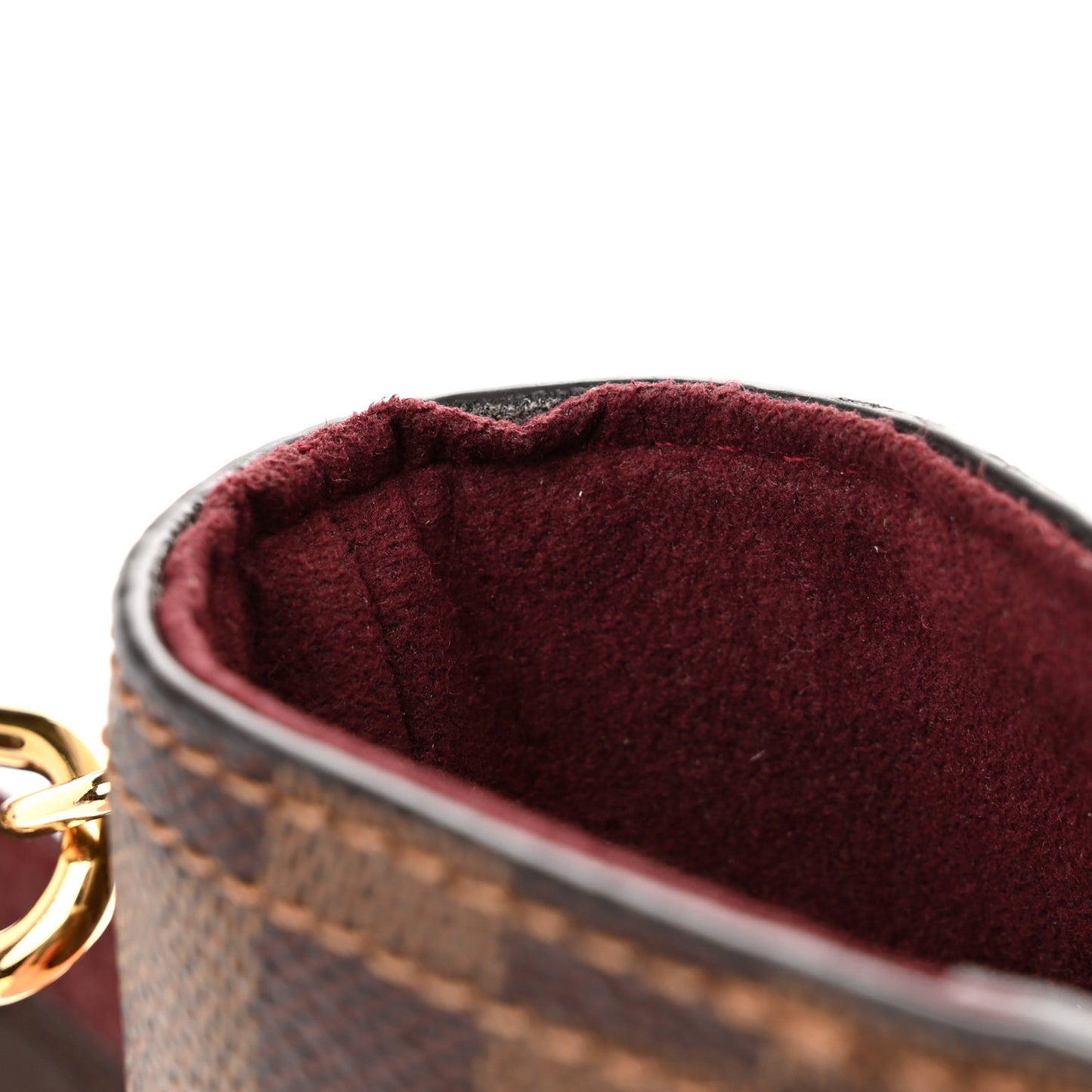 Damier Ebene Taurillon Jersey Bordeaux