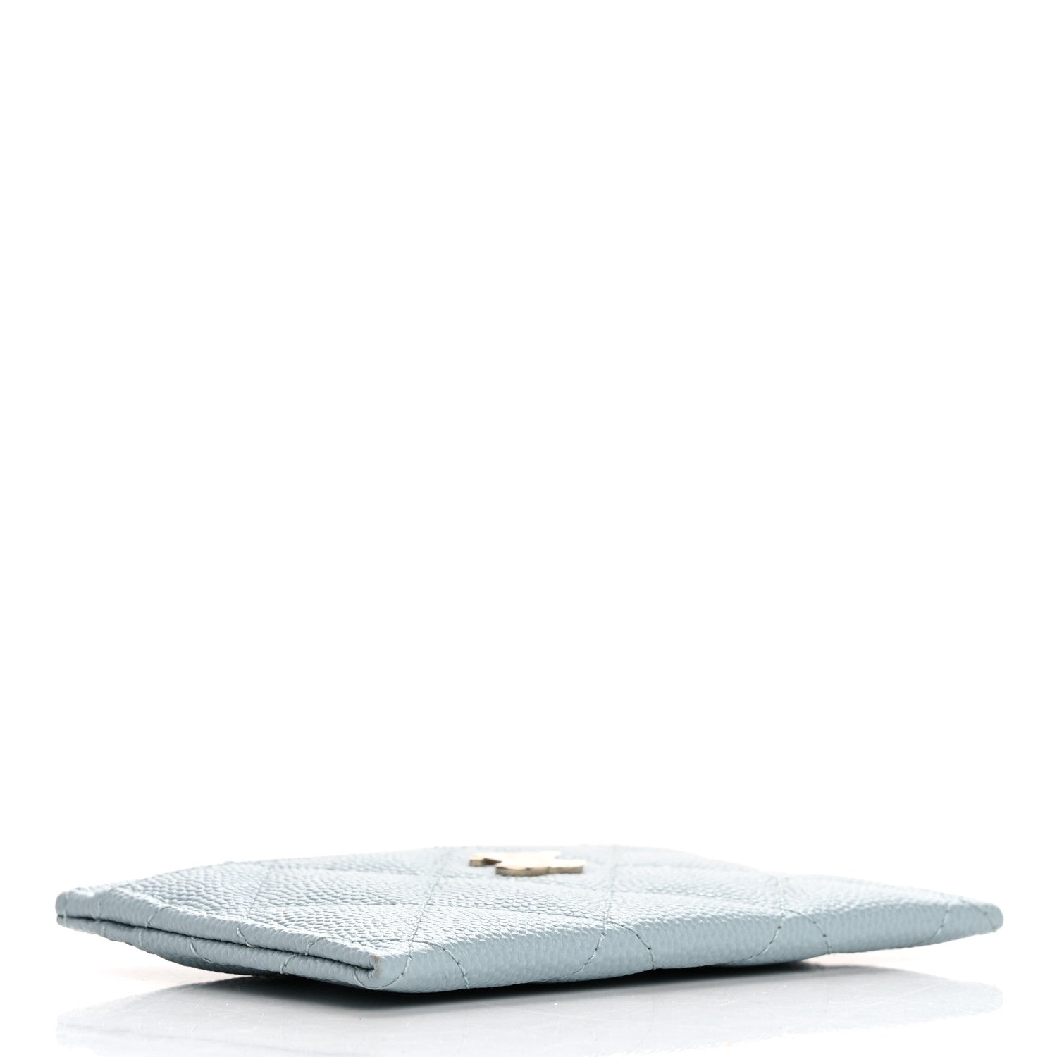 Chanel Caviar Quilted Card Holder Light Blue 4 of 12