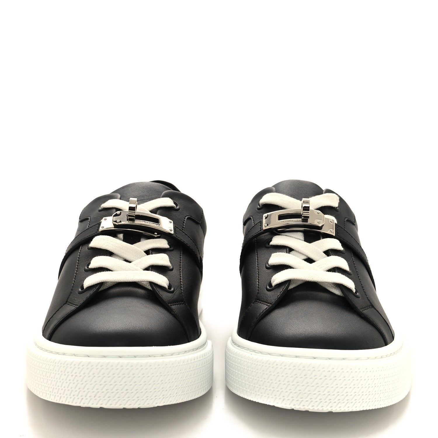 Hermes Calfskin Day Sneakers 37 Black 2 of 7