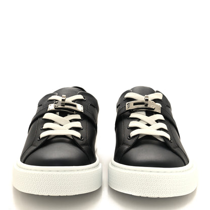 Hermes Calfskin Day Sneakers 37 Black 2 of 7