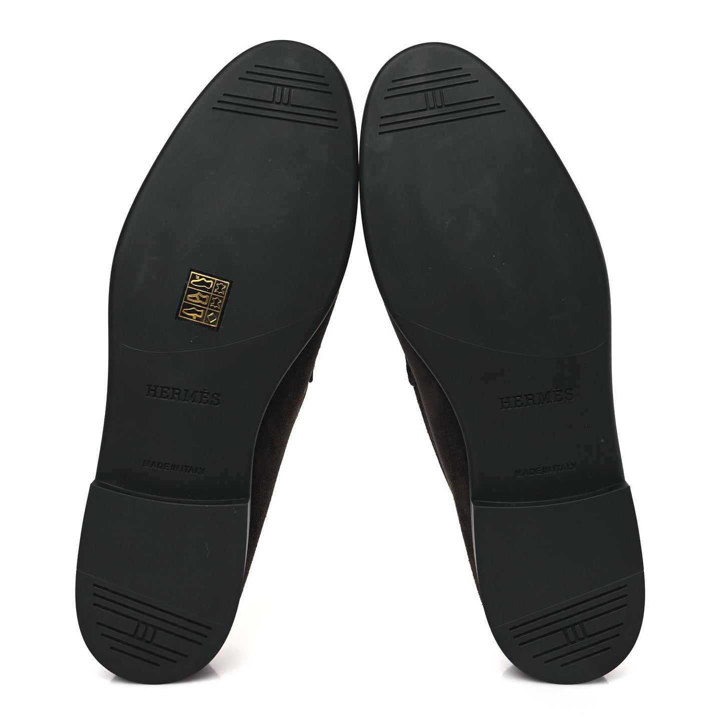 Suede Calfskin Mens Duke Loafers 44