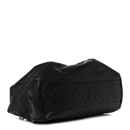 Gucci Guccissima Large Sukey Tote Black 3 of 13