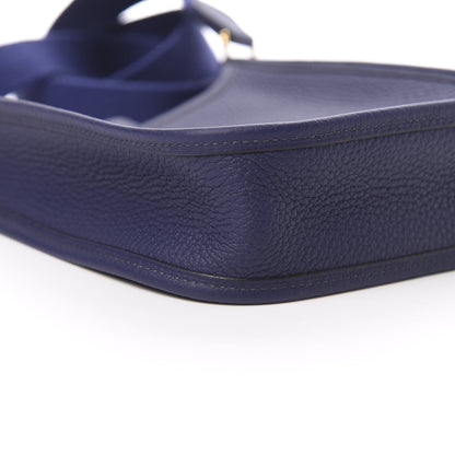 Hermes Taurillon Clemence Evelyne TPM Bleu Encre 9 of 11