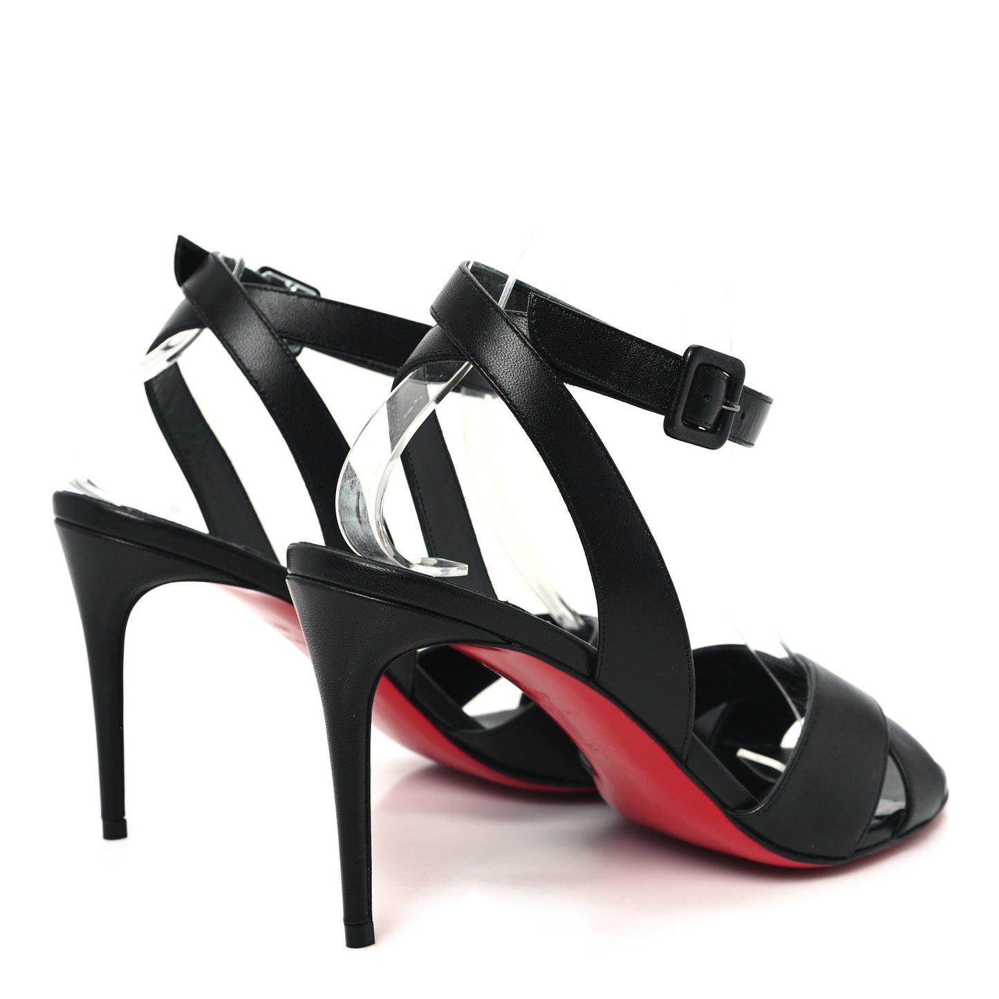 Nappa Mariza 85 Sandals 40.5 Black