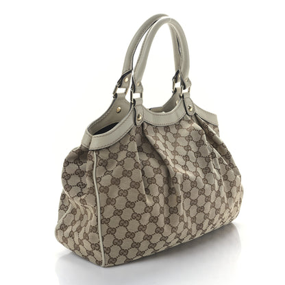 Gucci Monogram Medium Sukey Tote Off White 3 of 9