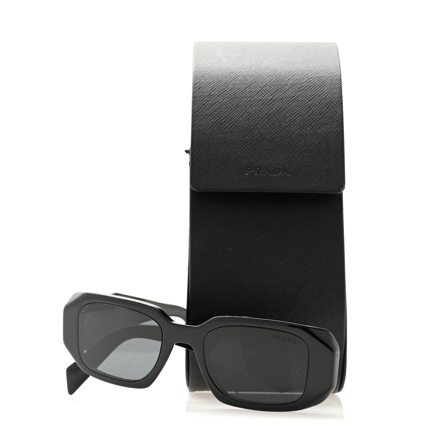 Prada Acetate Symbole Sunglasses SPR 17W Black 8 of 8