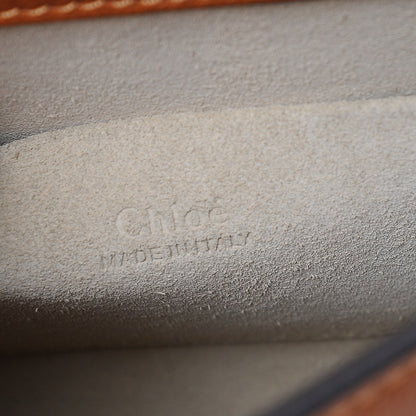 Chloe Calfskin Suede Small Nile Bracelet Bag Caramel 7 of 8