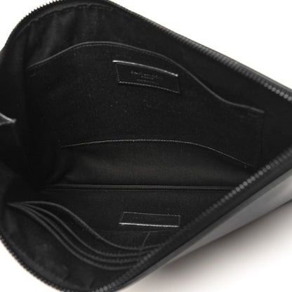 Saint Laurent Grain De Poudre Zipped Tablet Holder Black 5 of 10