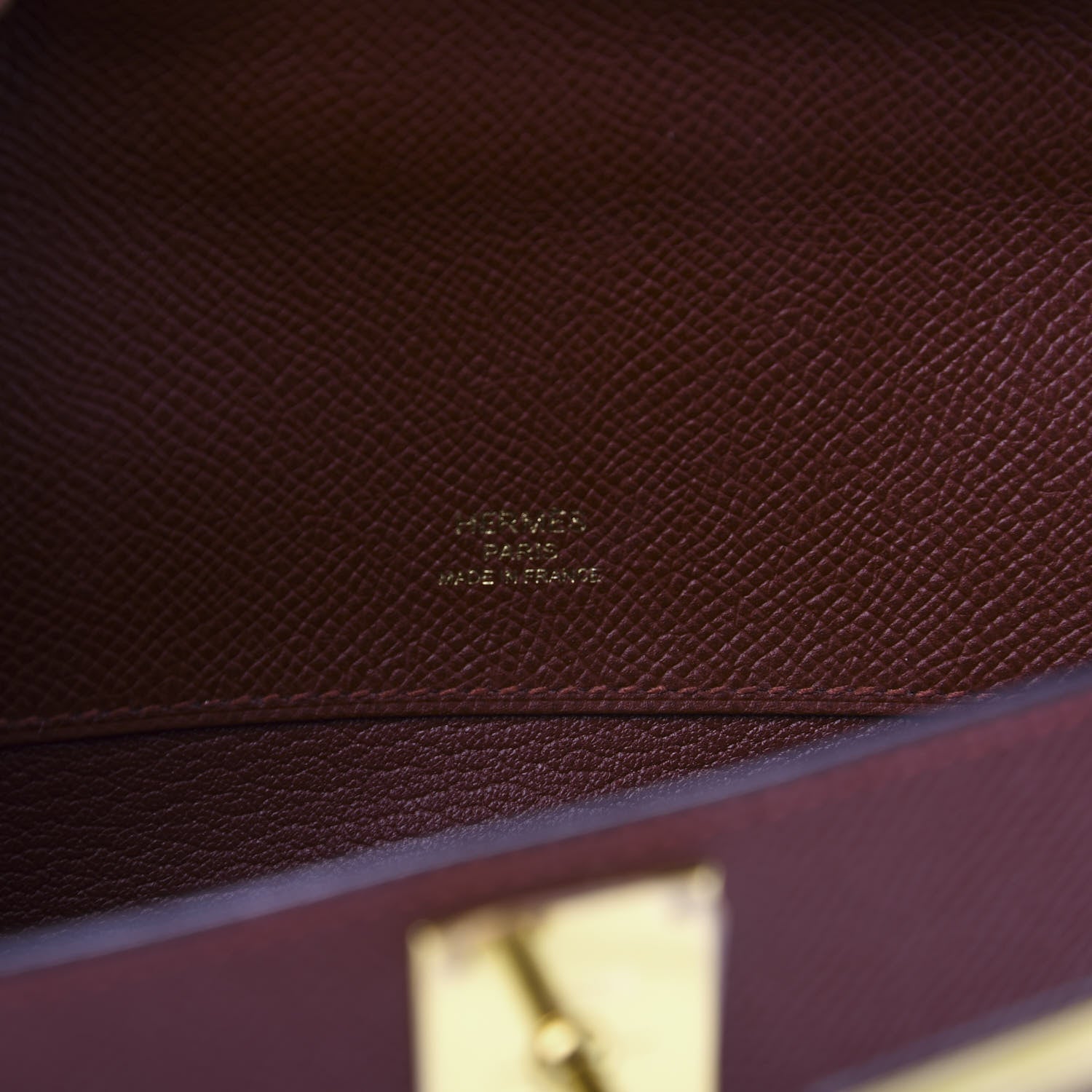 Hermes Epsom Kelly Cut Clutch Pochette Rouge H 8 of 11