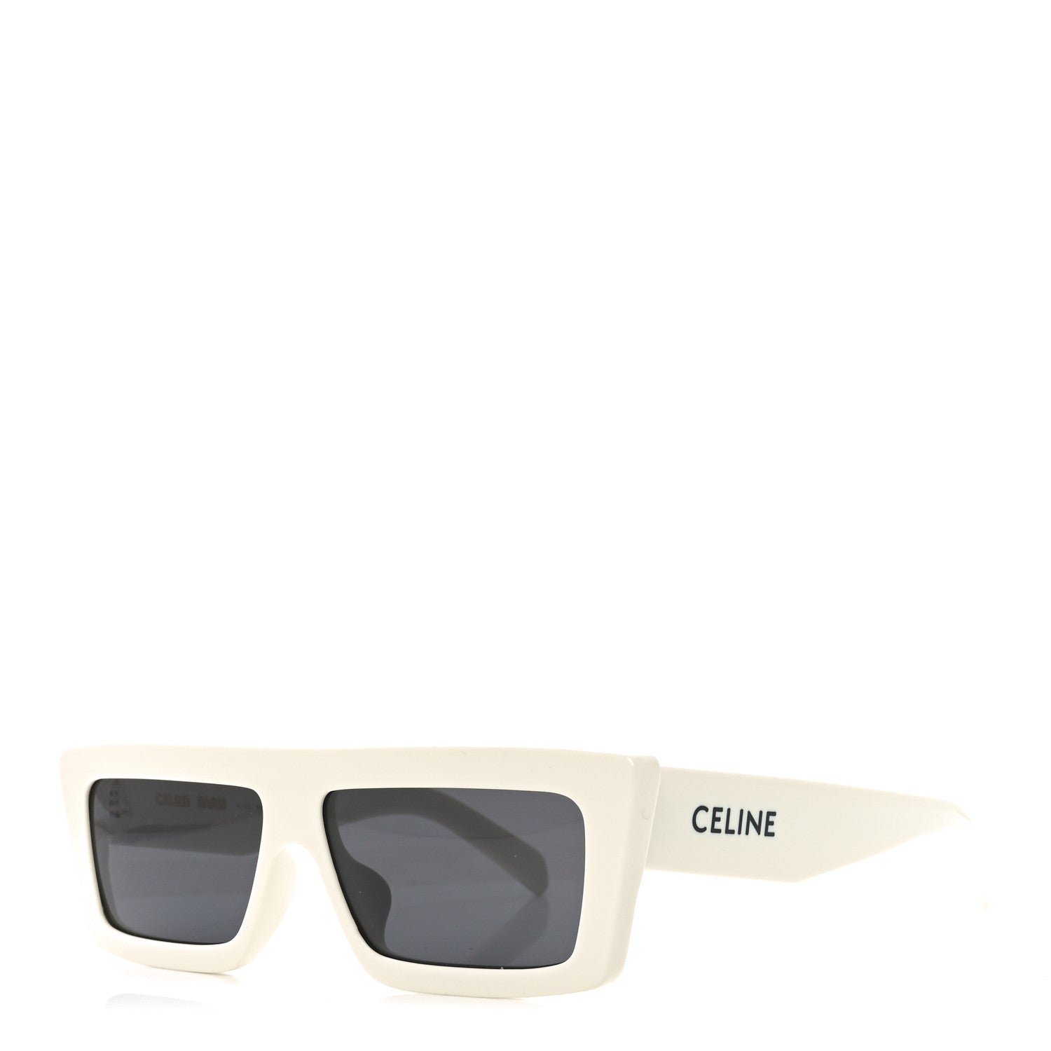 Celine Acetate Monochroms Square Sunglasses CL40214U White 1 of 7