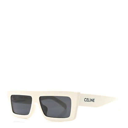 Celine Acetate Monochroms Square Sunglasses CL40214U White 1 of 7