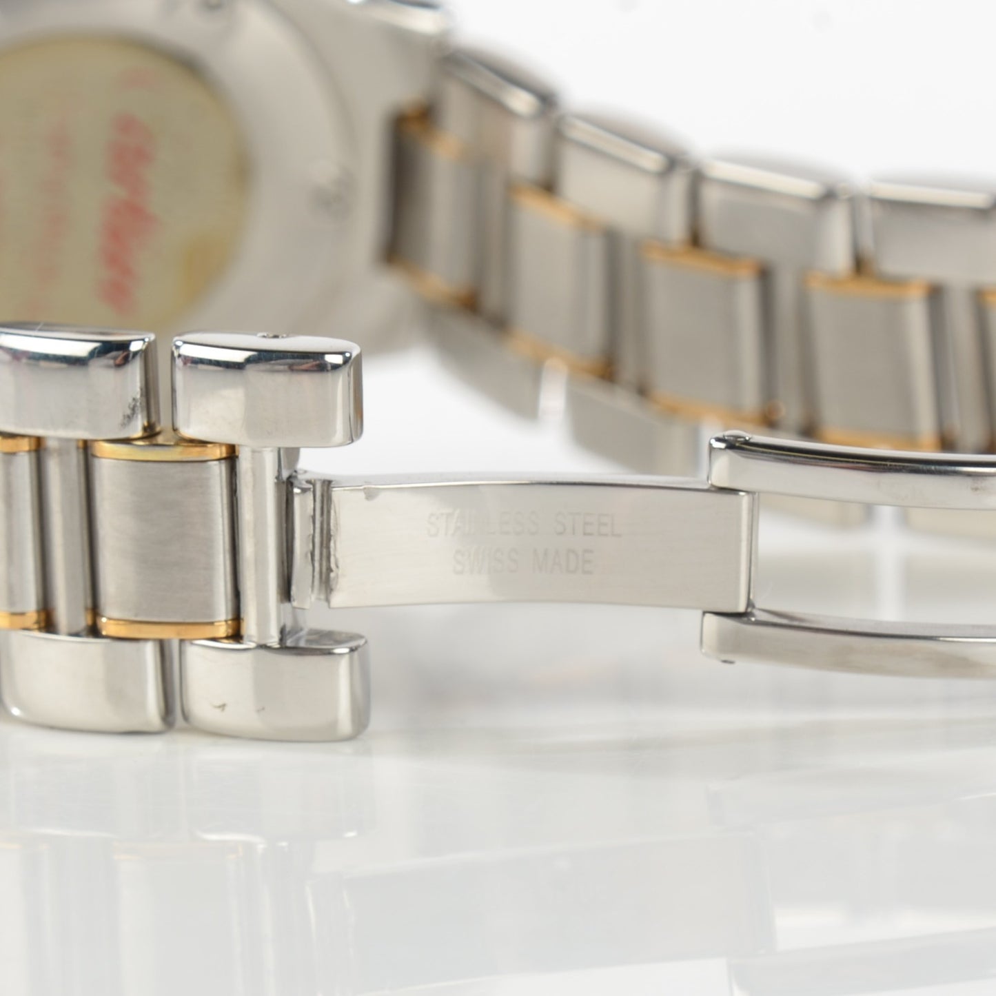 Stainless Steel 18K Yellow Gold 31mm Must De 21 Quartz Watch