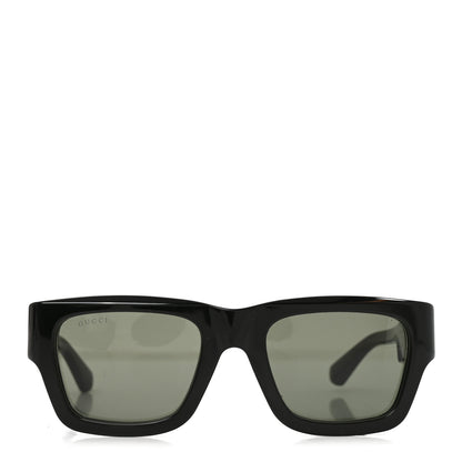 Gucci Acetate Square Frame Sunglasses GG1668S Black Tortoise 2 of 6