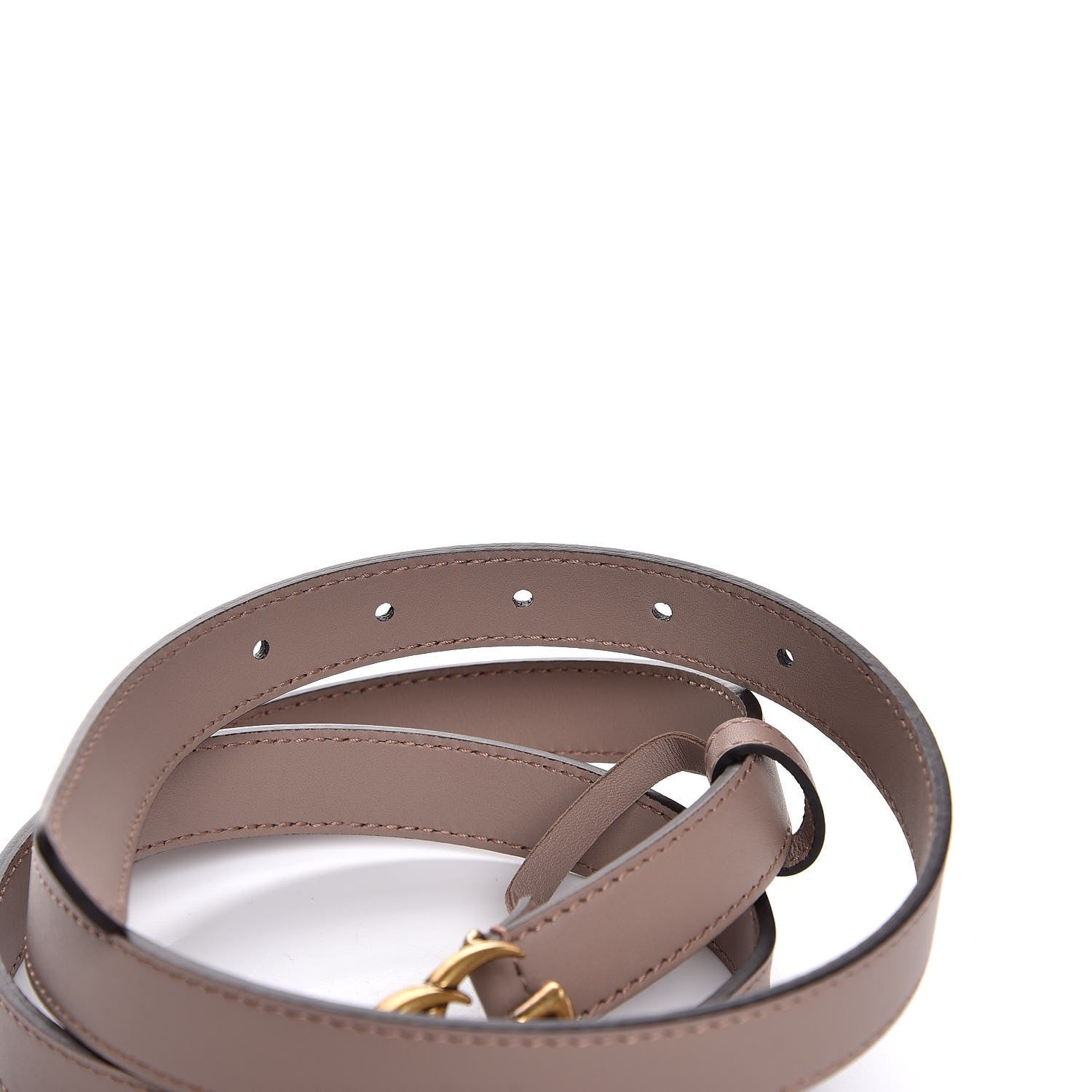 Gucci Calfskin Double G 20mm Belt 100 40 Porcelain Rose 5 of 6