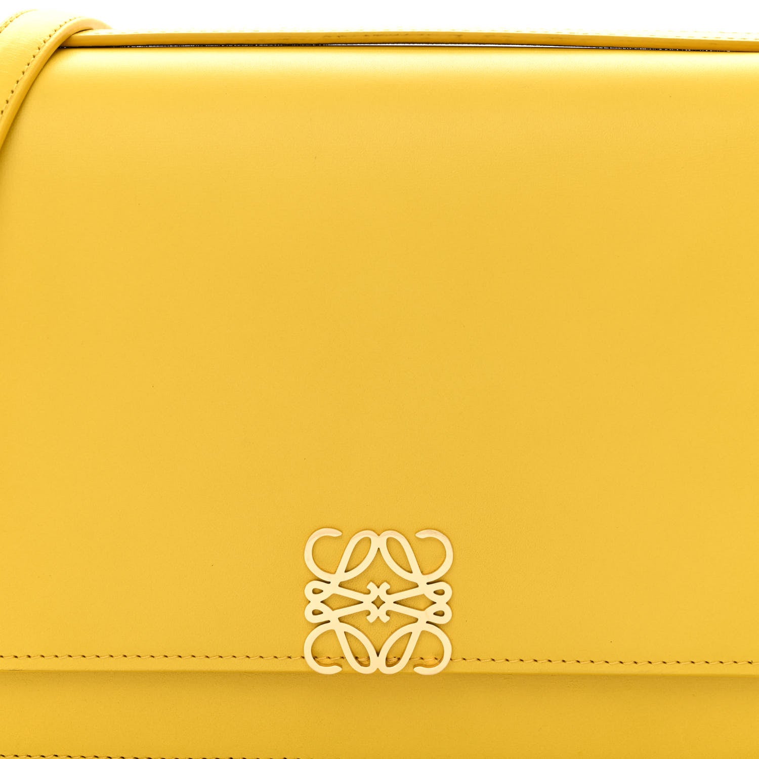 Loewe Silk Calfskin Small Goya Bag Yellow 8 of 11