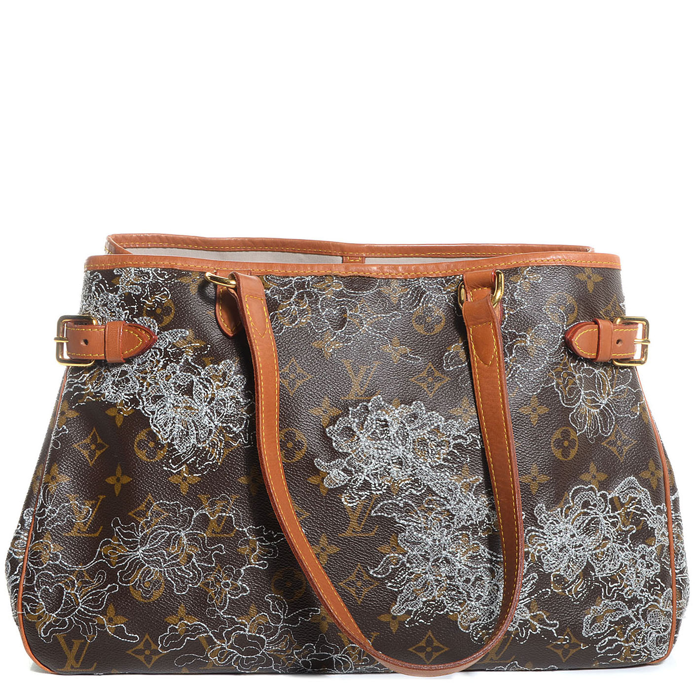 Louis Vuitton Monogram Dentelle Batignolles Horizontal Silver 1 of 7