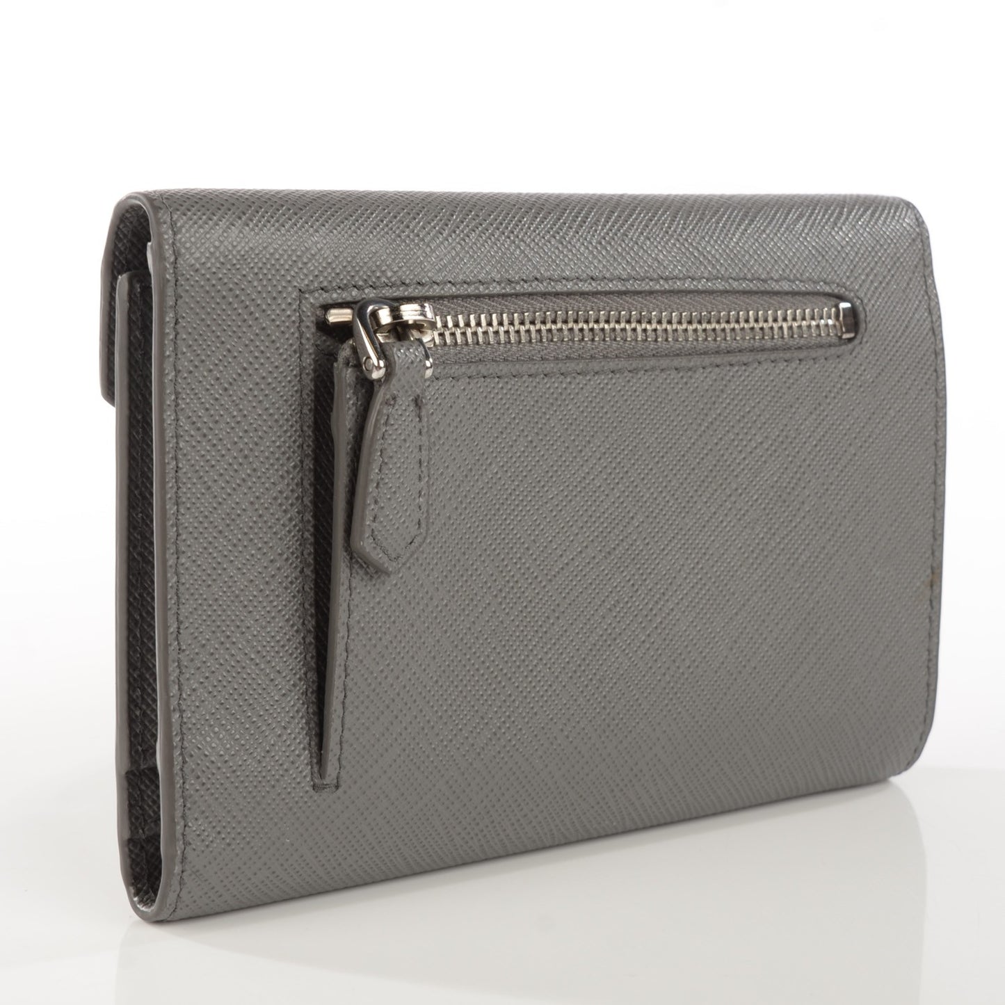 Saffiano Metal Compact Envelope Wallet Marmo
