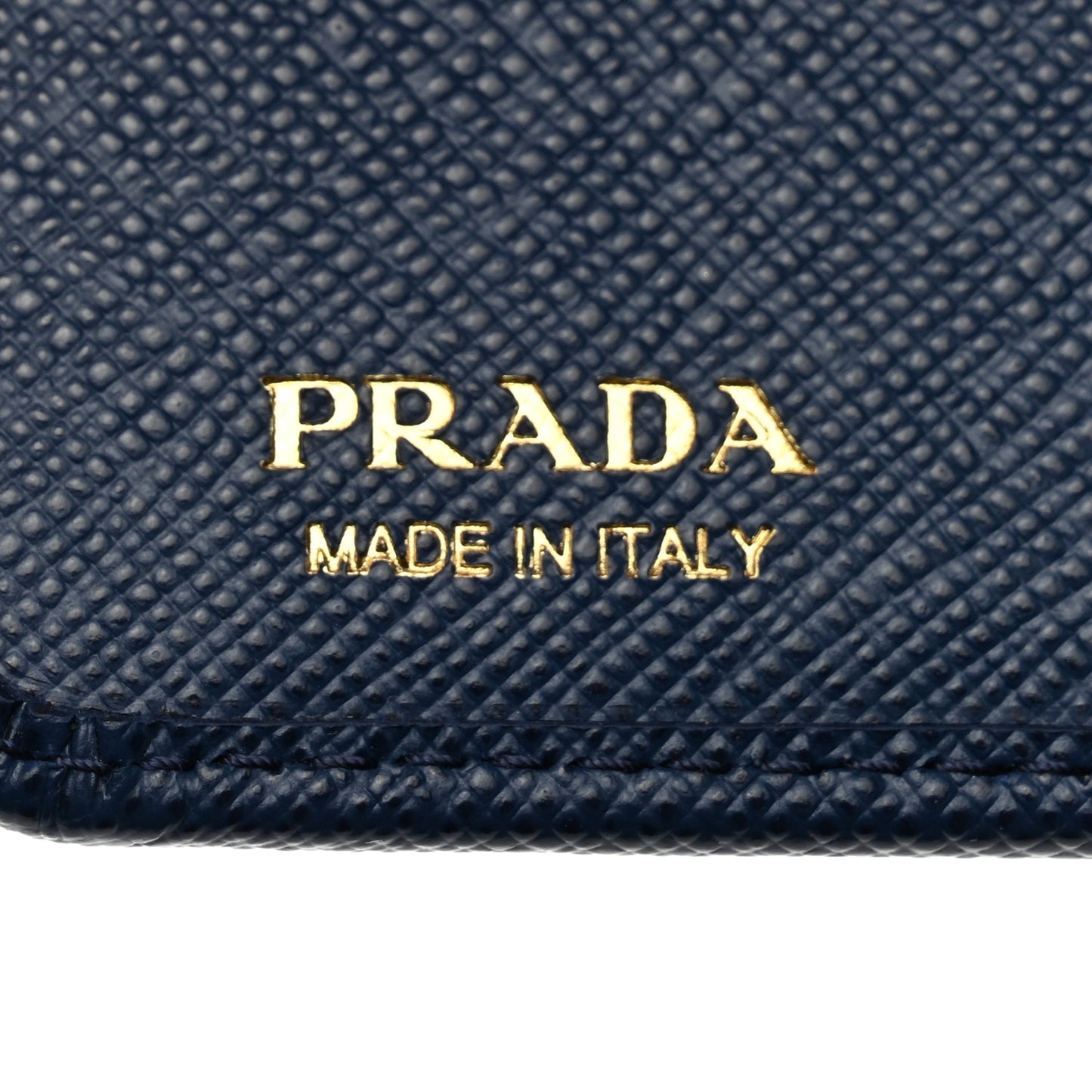 Saffiano Metal Compact Wallet Cobalto