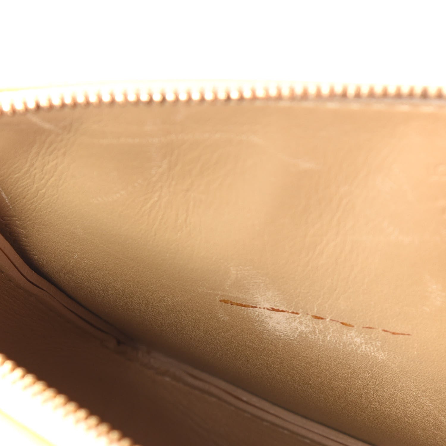 Louis Vuitton Vernis Lexington Pochette Beige 12 of 13