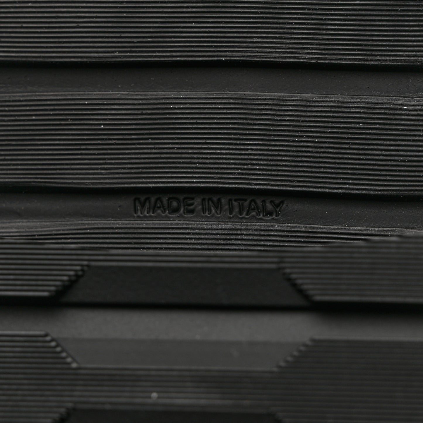 Shiny Calfskin Quilted Lace Up Combat Boots 36.5 Black