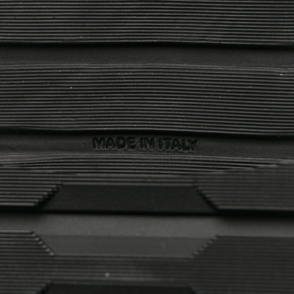 Chanel Shiny Calfskin Quilted Lace Up Combat Boots 36.5 Black 9 of 9